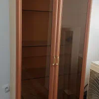 ویترین بوفه شیشه ای ام دی اف