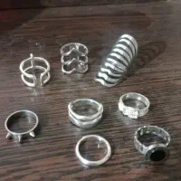 تعدادی انگشتر استیل