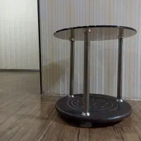 میز جلو مبلی قهوه ای تیره|مبلمان خانگی و میز عسلی|رشت, رودباری|دیوار