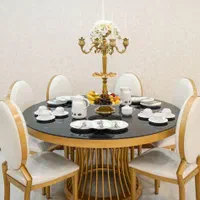 صندلی تالاری فلزی نیلوفر