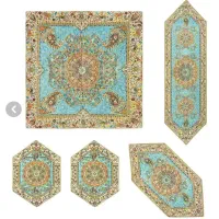 رومیزی نفیس ترمه یزد