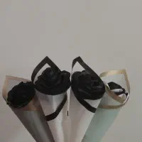 گل رز جاودان (روبانی)|گل مصنوعی|برازجان, |دیوار