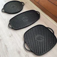 تابه گریل چدنی ماهیتابه استیک پز چدن رژیمی صفحه|ظروف پخت‌وپز|تهران, تجریش|دیوار