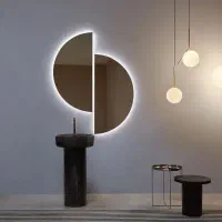 آینه نیم دایره