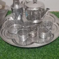 سماور برنجی ۱عدد چایدون قندون. قوری انگاره وجام|کلکسیون اشیاء عتیقه|اصفهان, بیدآباد|دیوار