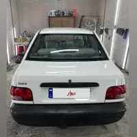 پراید ۹۶ بی رنگ سفید