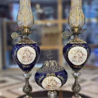 سِتِ شمعدان و کاپ طرح درباری