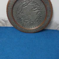 سینی مسی قدیمی.مجمعه عتیقه.گردسوز برنجی.اتو ذغالی|کلکسیون اشیاء عتیقه|تهران, نظام‌آباد|دیوار