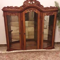 ویترین و مینی بوفه چوب گردو|بوفه، ویترین، کنسول|ایلام, |دیوار