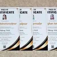 انواع سرتیفیکیت هنرجویی و مربیگری