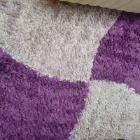 گلیم فرش ۴متری ومدل گل قطر یک متر ودو عدد پا دری|فرش|ملایر, |دیوار