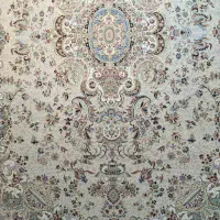 فرش ۹ متری ۱۵۰۰ شانه  خاطره کویر کاشان  طرح خطیبی
