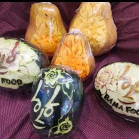 حکاکی روی میوه برای شب یلدا|صنایع دستی و سایر لوازم تزئینی|قم, حنیف نژاد|دیوار