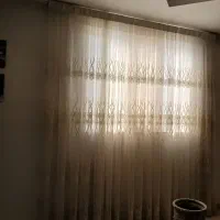 پرده تور و پرده زرشکی