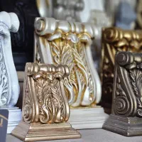 یراق کابینت سرستون منبت رزین تاج  ممبران پاستون
