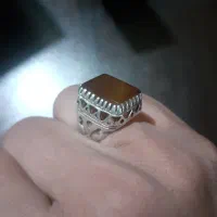 انگشتر عقیق  نقره ، انگشتر نقره