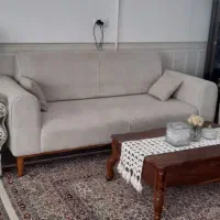 دوعددکاناپه مدل جدید سالم شش نفره نیم ست کاملا نو