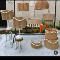 روشنایی لوستر بوهو رافیا