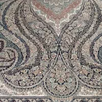 دو عدد فرش کرم سرمه ای