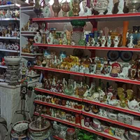 دیس ژاپنی و چراغ قدیم|کلکسیون اشیاء عتیقه|قم, هفت تیر|دیوار