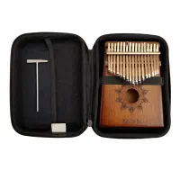 ساز کالیمبا دست ساز به همراه هارد کیس و چکش کوک