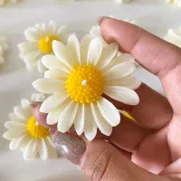 شمع گل بابونه گیفت بابونه