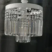 لوستر پرنور ۵ لامپ|لوستر و چراغ آویز|قدس, شهر‌قدس|دیوار