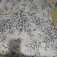 روسری ابریشمی دور دست دوز بسیار لطیف و خوش طرح|لباس|شاهرود, |دیوار