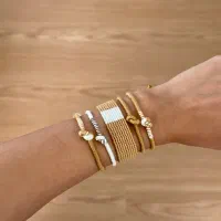 دستبند و گردنبند نخی و مکرومه