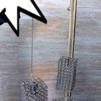 اویزبافت سه شعله ارتفاع قابل تنظیم رنگ نقره ای