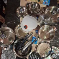 قابلمه استیل 29 پارچه عرشیا آلمان اصل|ظروف پختوپز|رشت, جهاد|دیوار