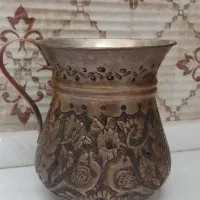 پارچ مسی قلم زنی