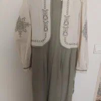 سارافن کت ودخترانه جنس کتان سنتی