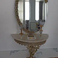 آینه وشعمدان برنز