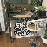 فروش جزیره آشپزخانه همراه صندلی|میز و صندلی غذاخوری|رودسر, |دیوار