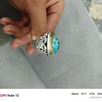 جفت انگشتر فیروزه مردانه 60گرم|جواهرات|تهران, آهنگ|دیوار