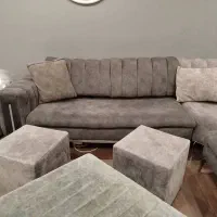 مبلمان ال هفت نفره جک دار|مبلمان خانگی و میز عسلی|تهران, سازمان آب|دیوار