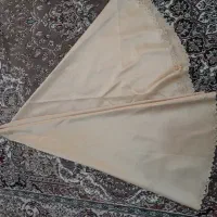 دوعددرومیزی ساتن طلایی وملیله دوزی شده