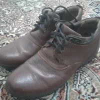 کفش چرم یکی دو بار بیشتر استفاده نشده شماره ۴۰
