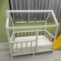 تخت مونتهسوری طرح کلبه|تخت و صندلی بچه|اصفهان, آبشار|دیوار