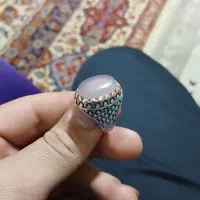 انگشتر عقیق کبود