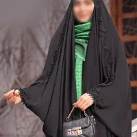 چادر مشکی عربی اصیل ساده و جواهر دوزی کد cho032
