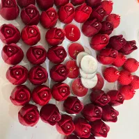 شمع گل یلدا رنگی|صنایع دستی و سایر لوازم تزئینی|تهران, امام زاده عبدالله|دیوار