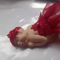 مجسمه نوزاد خمیر چینی|صنایع دستی و سایر لوازم تزئینی|اصفهان, باغ زرشک|دیوار