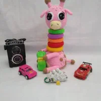 زرافه صورتی بازی هوش