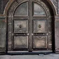 درب حیاط و باغ و باغچه کد ۱۲