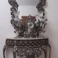 آینه شمعدان در حد نو