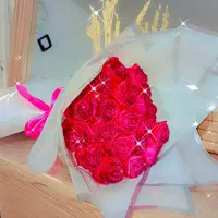 گل روبانی پارچه ای