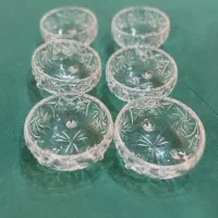 بستنی خوری پایه دار طرح دار نو کریستال