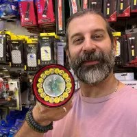 چراغ قوه شارژی کیلومتری led۱۸  zingaro w536